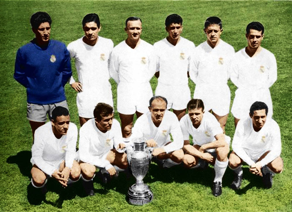 Một trong những đội hình bóng đá mạnh nhất thế giới Real Madrid 1955 – 1960